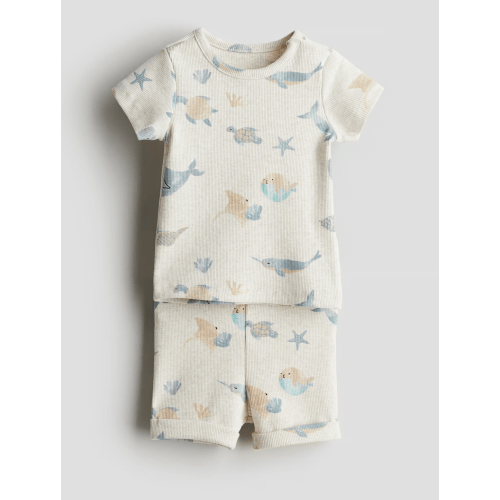 Ribbed Cotton Set - 9M