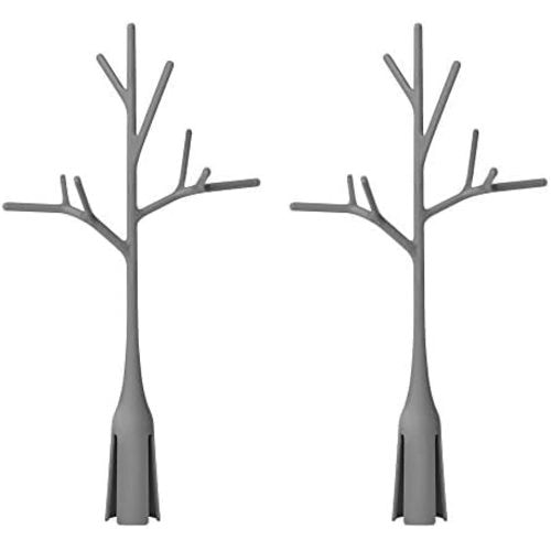 Boon Twig Grass and Lawn Drying Rack Accessory, Warm Gray (Pack of 2)