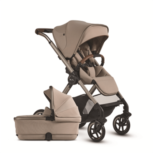 Silver Cross Reef 2 Stroller with First Bed Folding Bassinet Bundle