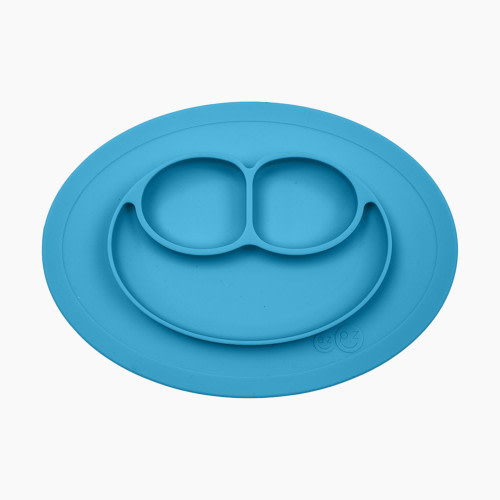 ezpz Mini Mat - One-piece silicone placemat + plate - Blue