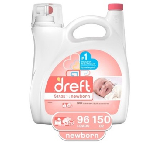 Dreft Stage 1: Newborn HEC Liquid Detergent - 150 fl oz