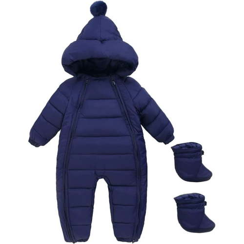 Baby Winter Double Zip Up Snowsuit - Size 18-24M
