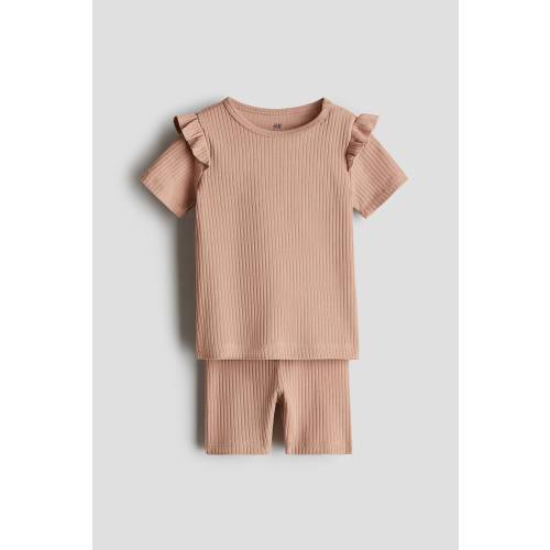 2-PIECE RIBBED COTTON SET