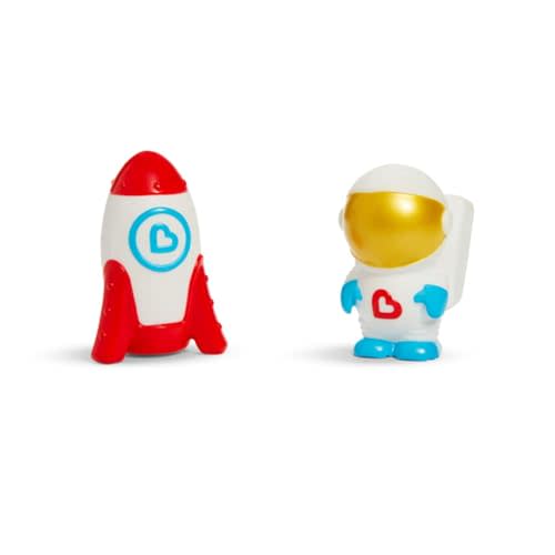 Munchkin® Galaxy Buddies™ Water Safe Light Up Baby and Toddler Bath Toy, Astronaut & Rocket Ship