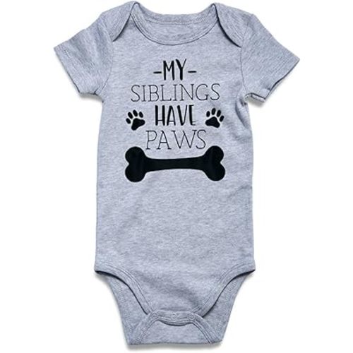 Loveternal Neutral Baby Girls Boys Cotton Romper Cute Saying Newborn Clothes 0-12 Months…
