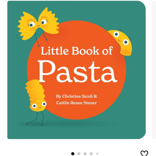 Little Book of Pasta Board Book for Babies and Toddlers about Shapes Read with Phonics and Rhymes Baby Book 0-12 Months Toddler Book Ages 1-4