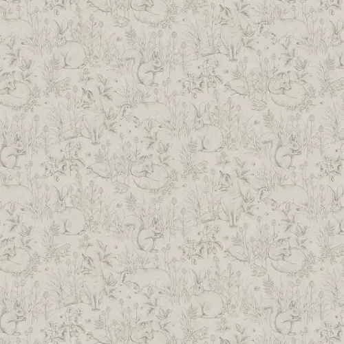 Forest Friends by Boråstapeter - Taupe - Wallpaper - 6922
