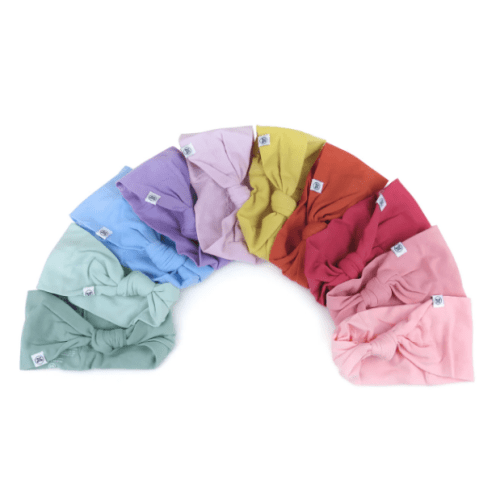 10-Pack Organic Cotton Knotted Headbands | Honest Baby Clothing