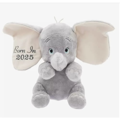 Dumbo ''Born in 2025'' Plush for Baby – Small 11'' | Disney Store