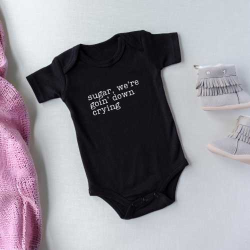 Sugar We're Going Down | Punk Emo Music Infant Bodysuit | Baby Shower Gift