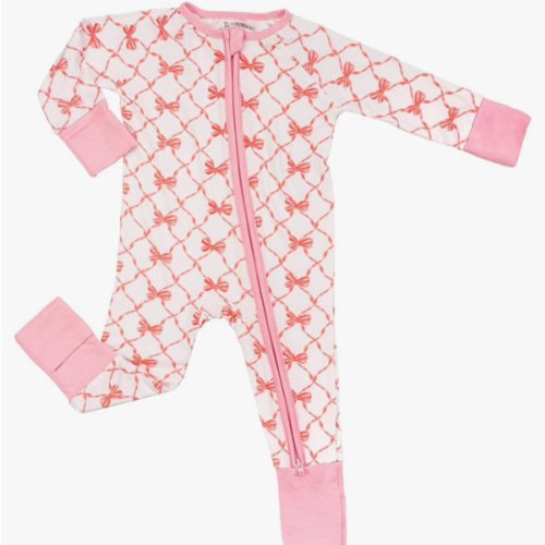 LollyBanks Baby Pajamas, 2-Way Zipper Romper, 95% Viscose Made from Bamboo and 5% Spandex, Baby Sleepers