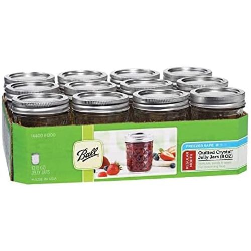 Ball Canning Jelly Jar 8oz - Case of 1-12 Count