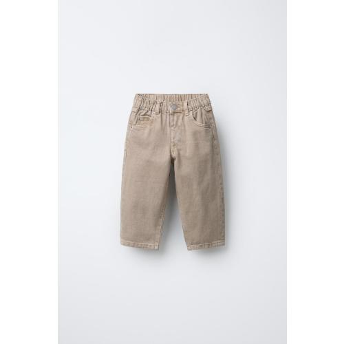 TWILL BAGGY PANTS - Light beige | ZARA United States