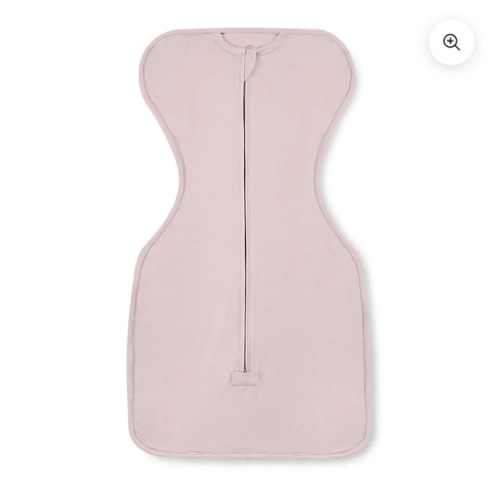 Newborn Front Opening Zip Up Swaddle 0.5 TOG - Dark Pink