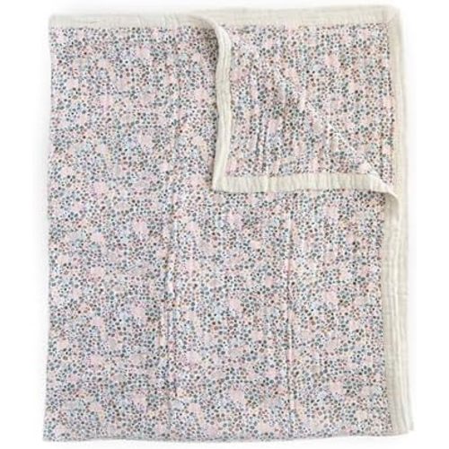 Little Unicorn Premium Quilted Throw | Super Soft, Multi-Layered Muslin XL Blanket| Great for Kids & Families (Pressed Petals)