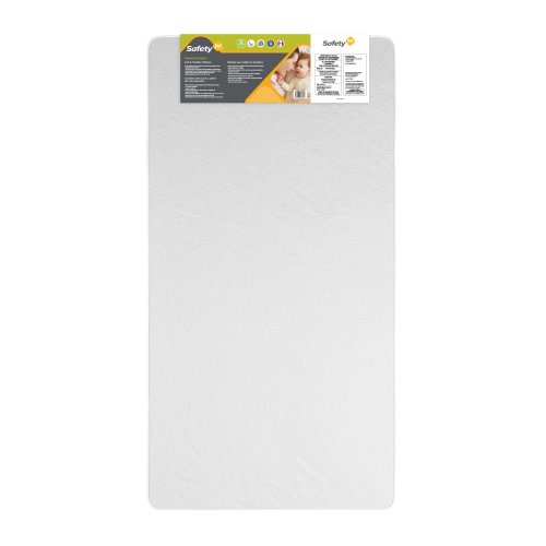 Safety 1st Sweet Dreams 5" Firm Crib & Toddler Mattress, Thermo-Bonded Core, White