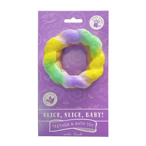 Teether & Bath Toy: Slice Slice Baby! - Mini Macarons Boutique