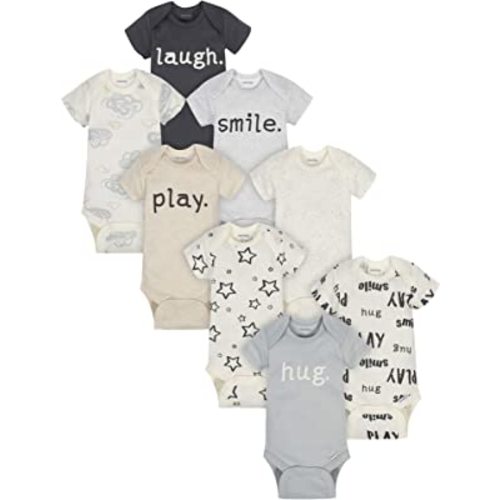 Onesies Brand unisex-baby 8-pack Short Sleeve Mix & Match Bodysuits