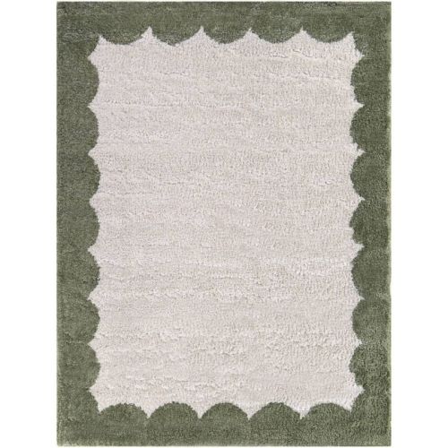 Balta Rugs 7'10"x10' Scallop Border Kids' Rug Green