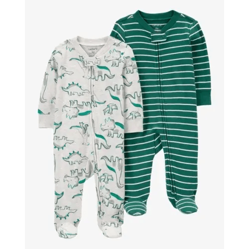 Baby 2-Pack 2-Way Zip Sleep & Play Pajamas - Carter's | Carter's