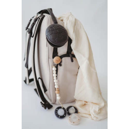 BPA Free Silicone Pacifier Case in Jet Black - Ninni Co.