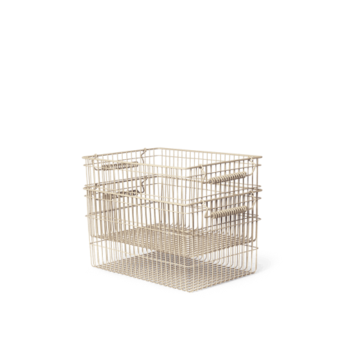 Cala Stackable Baskets - Set of 2 - Beige | Ferm Living