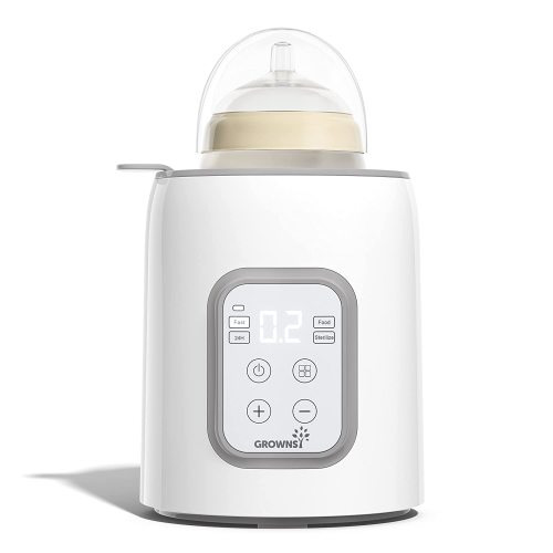 GROWNSY Baby Bottle Warmer 8-in-1 with Timer ,Temperature Control,Defrost, Sterilizer, Heat Baby Food Jars Function