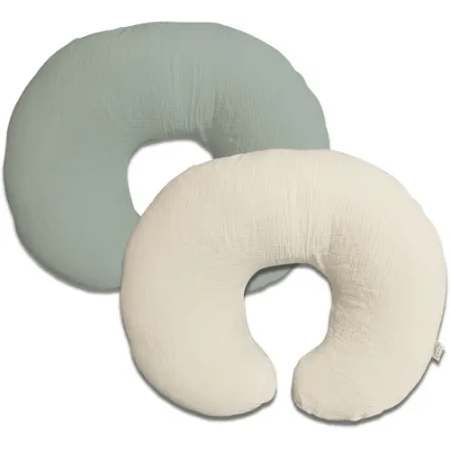 Muslin Nursing Pillow Cover - Set of 2