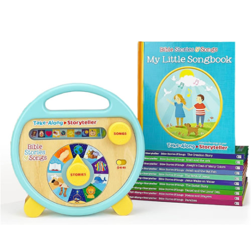 Bible Stories & Songs Interactive Storyteller with 11 Books