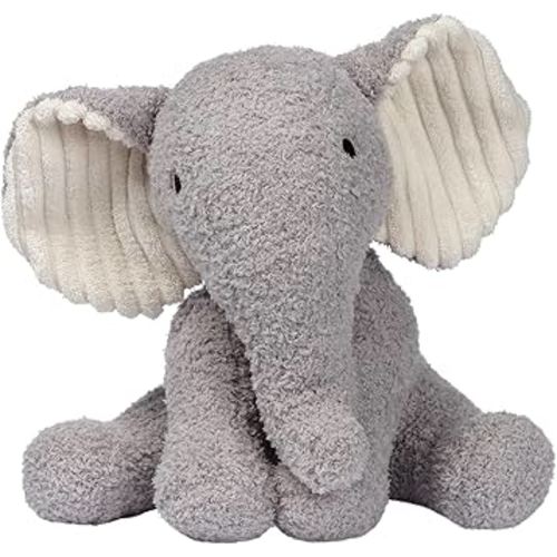 Lambs & Ivy Jungle Adventure Plush Elephant Stuffed Animal Toy - Little Peanut