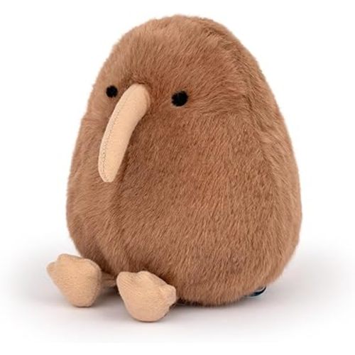 Kiwi Bird 5 inches Stuffed Animal Little Kiwi Bird Plush Toy - Realistic 5inch Brown Kiwi Bird Stuffed Animal, Cute Little Bird Kiwi Plushie as Gift for Your Kids Friends