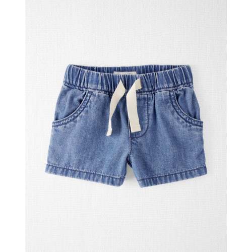Baby Organic Cotton Chambray Shorts - Little Planet | Carter's