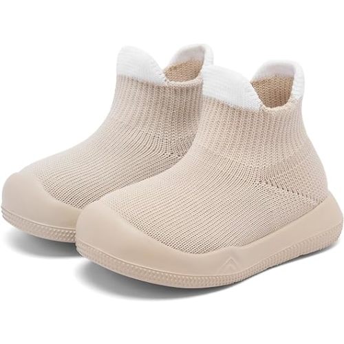Eashi Baby Shoes Girls Boys Baby Sock Shoes With Grip Infant First Walker Shoes Toddler Slipper Non Slip