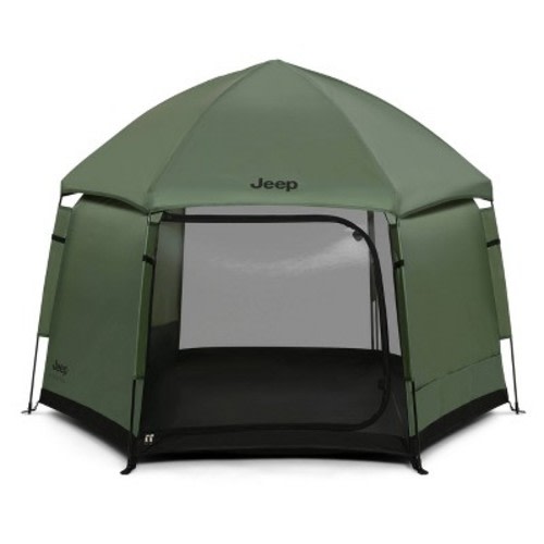 Jeep by Delta Children Hex Indoor/Outdoor Pop-Up Travel Play Yard - Olive Green