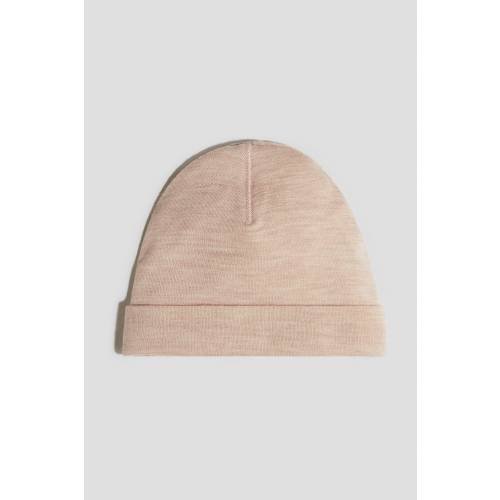 MERINO WOOL JERSEY BEANIE