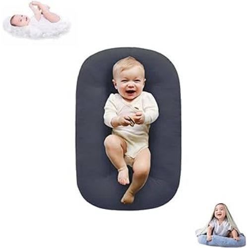 Baby Lounger Snuggle Me Lounger for Infants 0-12 Months, Bionic Design Baby Nest Sleeper Baby Lounger Soft Organic Cotton Breathable Lounger (C)
