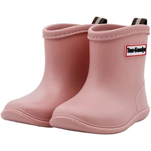 Toddler Rain Boots Baby Rain Boots Short rain Boots for Toddler Easy-on Lightweight and Waterproof