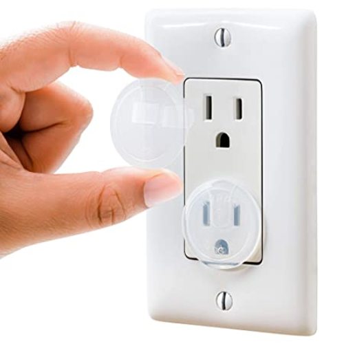 Clear Outlet Covers (32 Pack) Value Pack – Baby Safety Outlet Plug Covers – Durable & Steady – Child Proof Your Outlets Easily