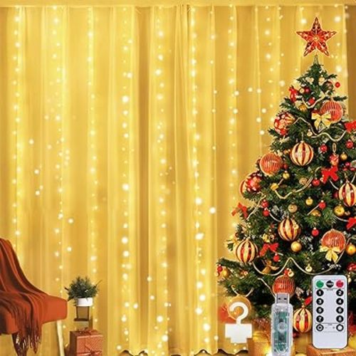 Fairy Lights for Curtains - 2-pack