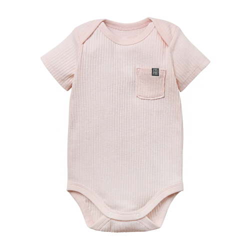 Modern Moments by Gerber Baby Neutral Organic Short Sleeve Bodysuit, Sizes 0/3 Months - 24 Months