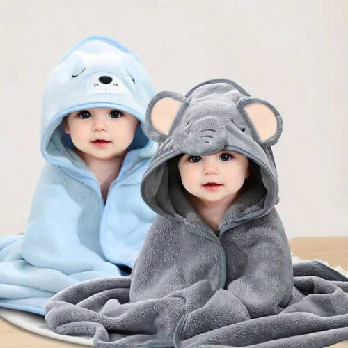 Kids Hooded Bath Towels