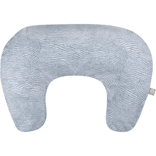 Boppy Nursing Pillow, Blue Speckled Current, Larger, More Supportive Pillow for Breastfeeding and Bottle Feeding; Firmer Fill, Higher Lift, Larger Area Than Original Nursing Pillow; JPMA Certified