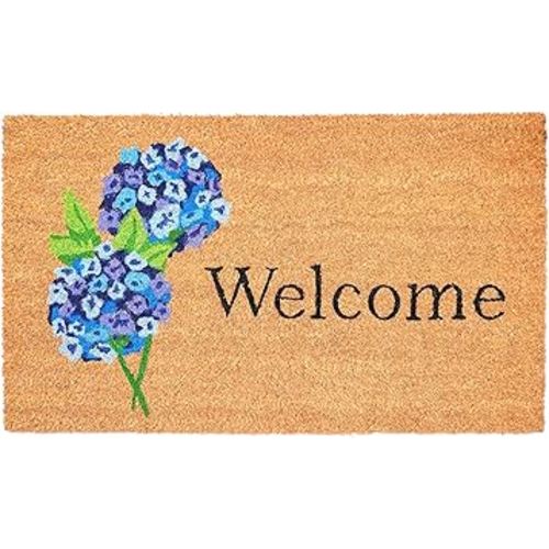 Calloway Mills Hydrangea Welcome Doormat 17" x 29"