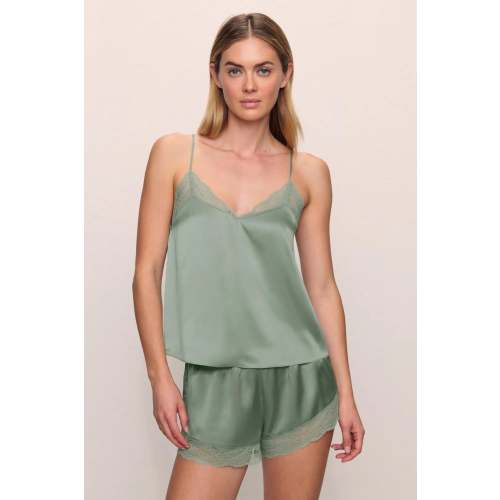 Washable Silk Lace Cami & Short Set
