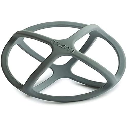 mushie Silicone Baby Teether Ball Toy (Dried Thyme)