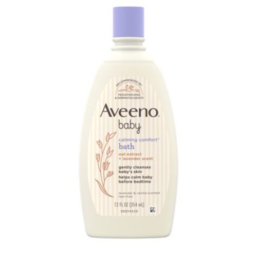 Aveeno Baby Calming Comfort Bath & Wash, Lavender & Vanilla, 12 fl. oz