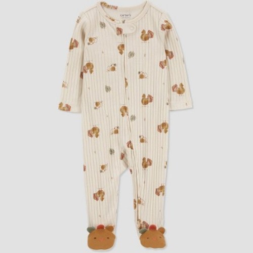 Carter's Just One You® Baby Turkey Sleep N' Play - Brown, Size: 3M