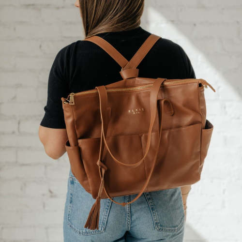 Elkie & Co. I Aberdeen Backpack Purse I Vegan Leather Diaper Bag