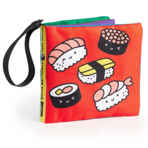 Foodie Baby Crinkle Fabric Stroller Book - Mudpuppy