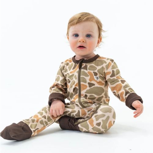 Baby Zip Up - Venado Camo – BURLEBO